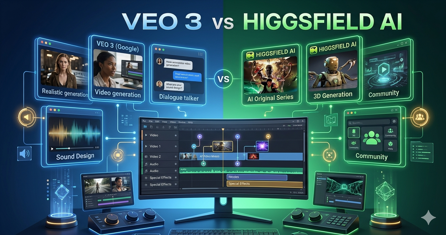 Veo 3 vs Higgsfield AI: Which Is Better for Creators?